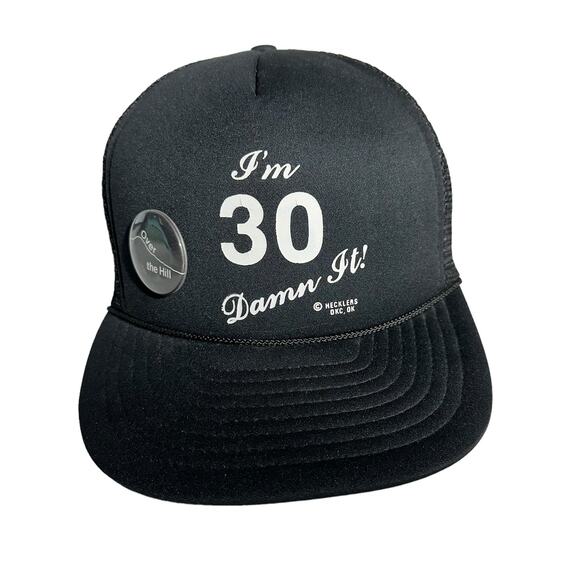 Vintage "I'm Thirty" Rope Lace Trucker Snapback Hat - Picture 1 of 2